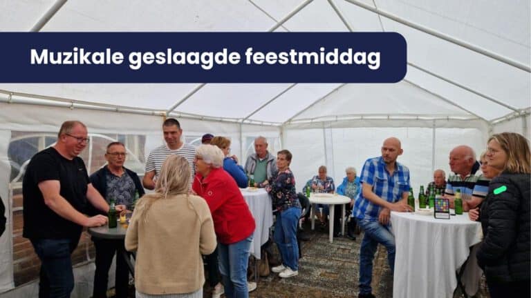 Muzikale geslaagde feestmiddag